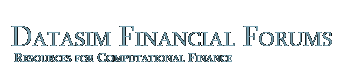 Datasim Financial Forums Forum Index